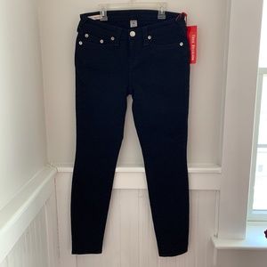 TRUE RELIGION BLACK SKINNY JEANS WOMENS SIZE 29